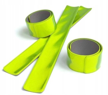 СВЕТООТРАЖАЮЩАЯ ПРЕДУПРЕЖДАЮЩАЯ ЛЕНТА ДЛЯ ВЗРОСЛЫХ ДЕТЕЙ, В НАБОРЕ 10 ШТ, 30 СМ