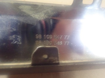 CHRÓM MŘÍŽKA MASKA PEUGEOT PARTNER 3 III FACELIFT 2015-