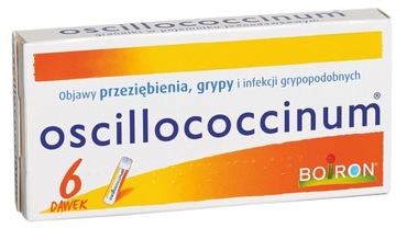 Boiron Oscillococcinum 6 fiolek S.N. 1J0266 D.W. 10.2027 r