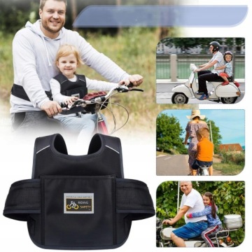 ДЕТСКИЙ БЕЗОПАСНЫЙ ПОЯС МОТОРЦИКЛОВ со светоотражающими полосками