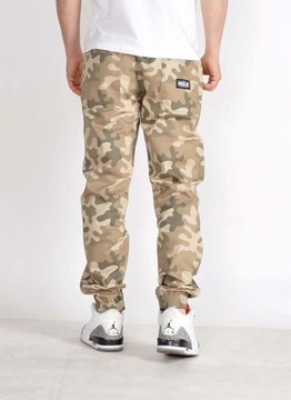 Spodnie L Bossline Casual Jogger Dessert Camo