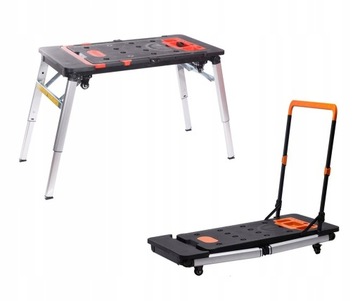 РАБОЧИЙ СТОЛ 7в1 СКЛАДНАЯ РАБОЧАЯ ТЕЛЕЖКА ПЛАТФОРМА