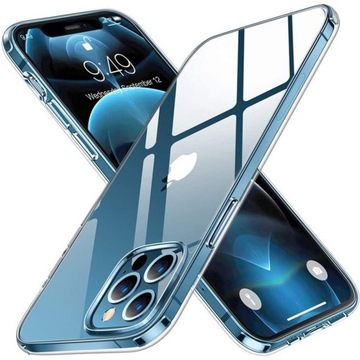 ETUI IPHONE 15 PRO BEZBARWNE / SOLIDNE PLECKI