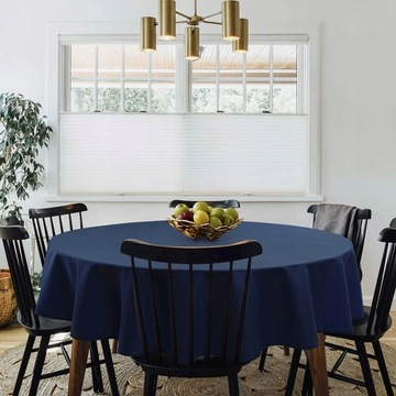 СКАТЕРТЬ СТОЙКАЯ К ПЯТЯНЯМ 4 СЕЗОНА - КРУГ 100 СМ ЦВЕТА