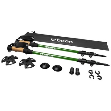 ТРЕККИНГОВЫЕ ПАЛАКИ ПАЛКИ ДЛЯ САНДИРСКОЙ ХОДЬБЫ # BEON PRO 2