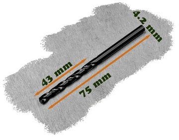 СВЕРЛО ПО МЕТАЛЛУ КОБАЛЬТА СВЕРЛО 5% NWKa 4.2