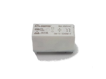 SM-S-124DM-F przekaźnik cewka 24V,styk zwierny 16A