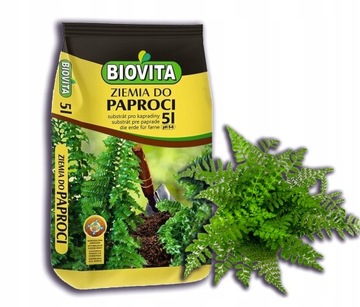 Ziemia do PAPROCI, Nephrolepis BIOVITA 5L