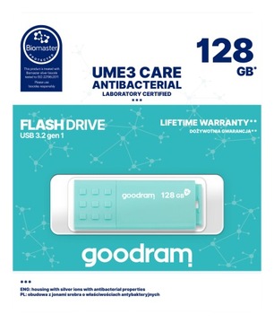 Флеш-накопитель GOODRAM UME3 CARE USB 3.2 128 ГБ