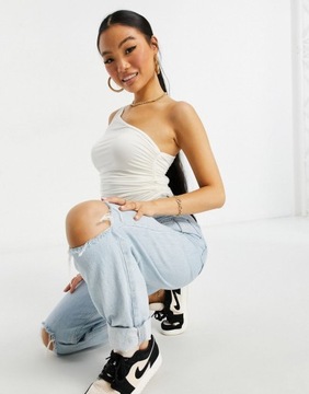 ЖЕНСКОЕ БОДИ MISSGUIDED PETITE, КРЕМОВЫЙ, 34 1ARL