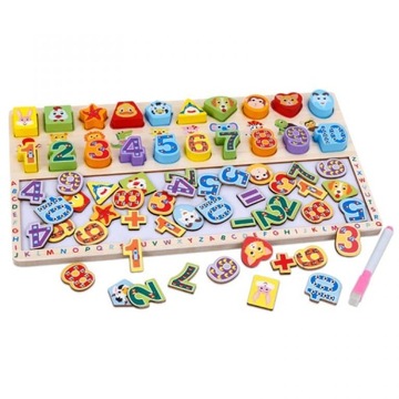 МАГНИТНАЯ ОБРАЗОВАТЕЛЬНАЯ ДЕРЕВЯННАЯ СОРТИРОВКА