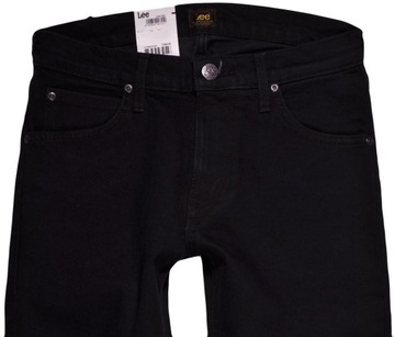 LEE spodnie REGULAR black SKINNY jeans LUKE _ W28 L32