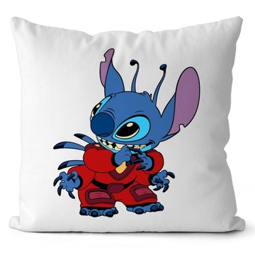 PODUSZKA STICH LILO I STICH PREZENT DLA DZIECKA JASIEK 40X40 CM MIKROFIBRA