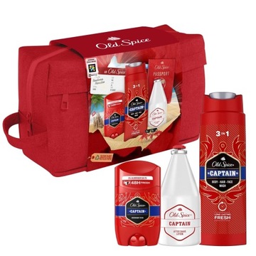 OLD SPICE DEEP SEA MĘSKI ZESTAW PREZENTOWY kosmetyczka 3 elementy