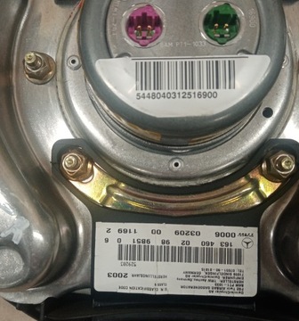 Mercedes ML W163 LIFT AirBag подушка безопасности водителя