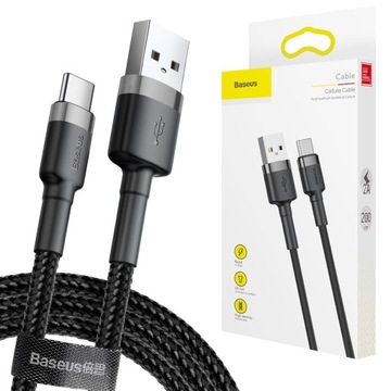 Baseus kabel USB-C Typ C Quick Charge 3.0 2m 2A