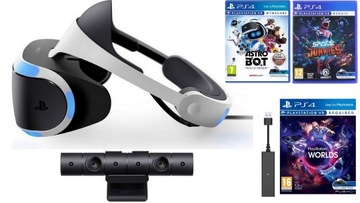 SONY PLAYSTATION VR PS4 / PS5 KAMERA 2 x MOVE GRY