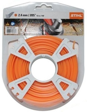ЛИНИЯ ДЛЯ ТРИММЕРА ДЛЯ МАСЛА STIHL 2,4 мм x 41,0 м ORIGINAL SQUARE