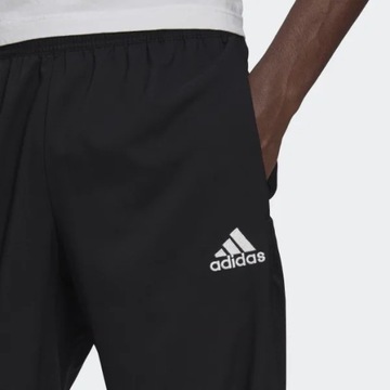 adidas spodnie męskie dresowe sportowe czarne 100% poliester roz M