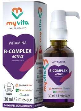 MYVITA WITAMINA B-COMPLEX ACTIVE 30ml KROPLE