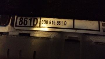 СЧЕТЧИК ЧАСОВ 8D0919861D A4 B5 1.8 БЕНЗИНОВЫЙ