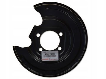 TOYOTA COROLLA E15 06- TARCZA KOTWICZNA OSŁONA TARCZY HAMULCOWEJ TYŁ PRAWA