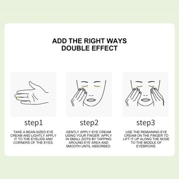 Крем для глаз Yaqinuo с авокадо борется с мешками под глазами и морщинами