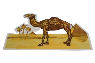 CAMEL DAKAR NAKLEJKA STICKER 11,7 x 7,3 cm