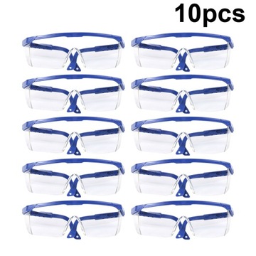 OKULARY OCHRONNE 10 SZT