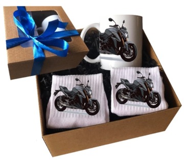 Zestaw prezent kubek motocyklisty motor motocykl dla kierowcy SUZUKI
