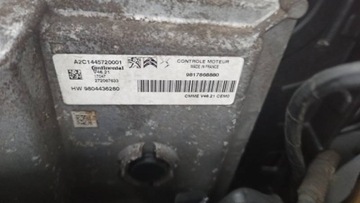PEUGEOT 301 1.6 VTI ŘÍZENÍ MOTORU 9817868880