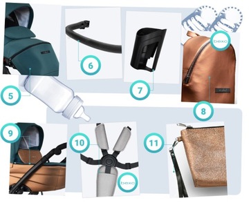 WÓZEK 3W1 BEXA IDEAL 2.0 LE101 I CYBEX ATON 5