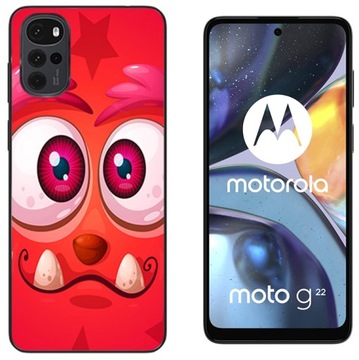 ETUI PLECKI FOTO Case OBUDOWA Pokrowiec WZORY SZKŁO do Motorola Moto G22