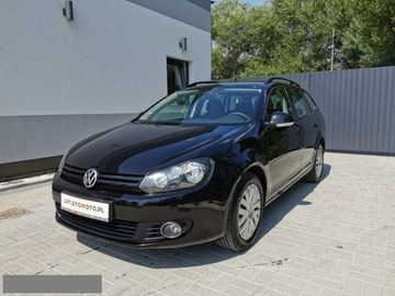 Volkswagen Golf VI Variant 1.6 TDI-CR DPF BlueMotion 105KM 2011 Volkswagen Golf 1.6 TDI CR 105KM # 1 właściciel