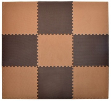 DUŻE PUZZLE PIANKOWE MATA PIANKOWA 180x180 9 SZT.