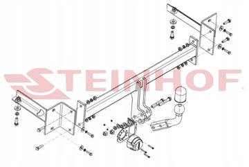 STEINHOF ZAŘÍZENÍ(HÁK) TÁŽNÝ SKODA CITIGO SEAT MII OD12