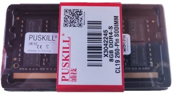 Pamięć RAM DDR4 8 GB PC4 2666Mhz SODIMM do laptopów z procesorem INTEL