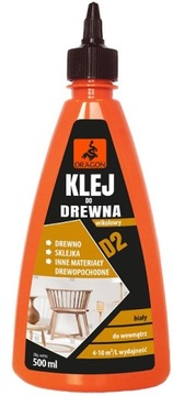 DRAGON KLEJ DO DREWNA SKLEJKI PŁYT WIÓROWYCH 0,5l