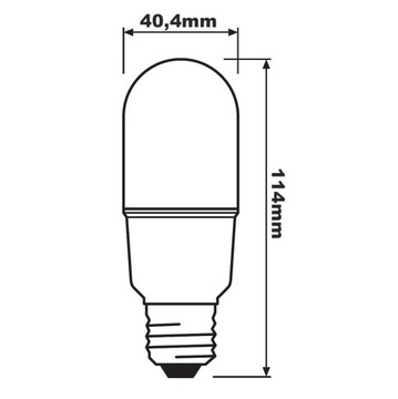 E27 STICK Светодиодная лампа 8Вт = 60Вт 4000K STAR OSRAM