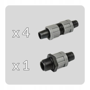 НАБОР КАПЕЛЬНОГО ПОЛИВА С ЛЕНТОЙ КАПЕЛЬНОЙ 16мм 26 ШТ BRADAS