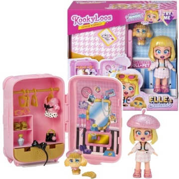 Kookyloos Elle Wardrobe Mini Doll Case