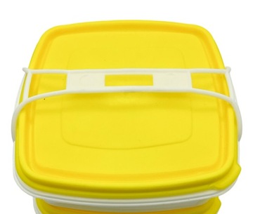 Menażka plastikowa pojemnik z uchwytem 4 czworak