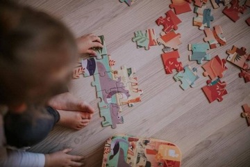JANOD Пазл в чемодане Звериный заповедник 5+ лет