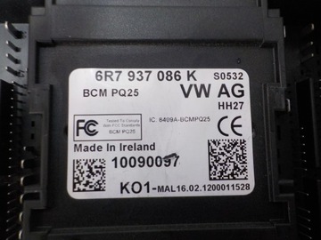 ШКОДА РУМСТЕР 2012г. МОДУЛЬ КОМФОРТА 1.4B BCM 6R7937086