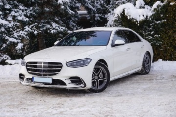 Mercedes Klasa S W223/V223 Sedan 2.9 400d 330KM 2021 Mercedes-Benz Klasa S SalonPL, AMGLine, 4Matic, Tylna os skretna, ACC, Kam