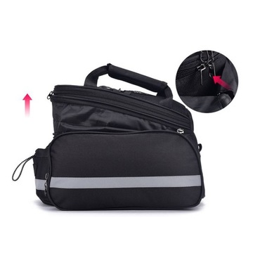 TORBA ROWEROWA POD SIODEŁKO KUFER POJEMNY 27L+ POKROWIEC