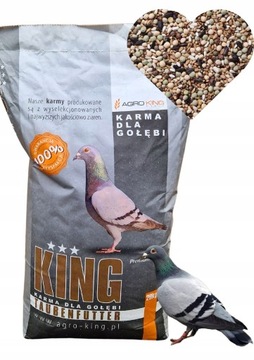 Karma dla gołębi Agro King MŁO - Młode Odchowowe 20kg