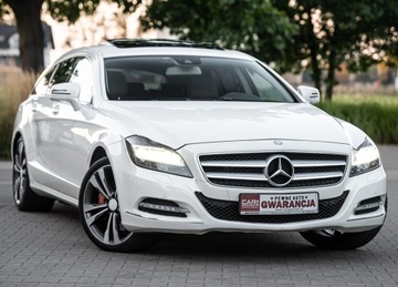 Mercedes CLS W218 Shooting Brake 350 CDI BlueEFFICIENCY 265KM 2013 MB CLS 350 cdi 265PS Shooting Brake 4-matic FUL OPCJA Biała Perła Efektowny