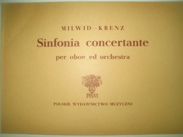 Milwid KRENZ Sinfonia concertante DEDYKACJA 1952