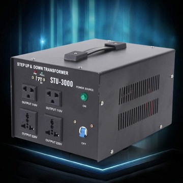 Трансформатор с 220 В на 110 В, повышающий/понижающий, 3000 Вт
